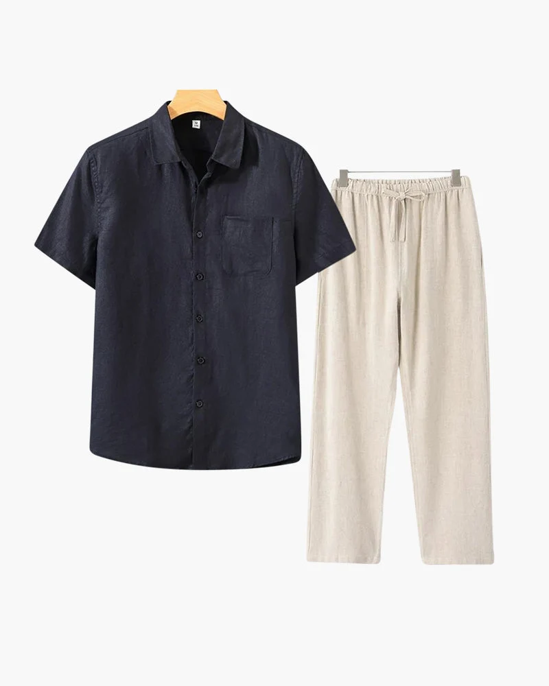 Linen Shirt and Trouser Set