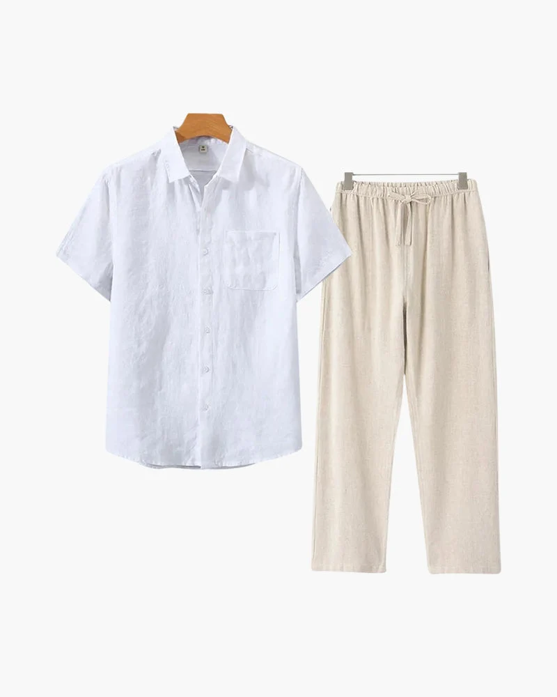 Linen Shirt and Trouser Set