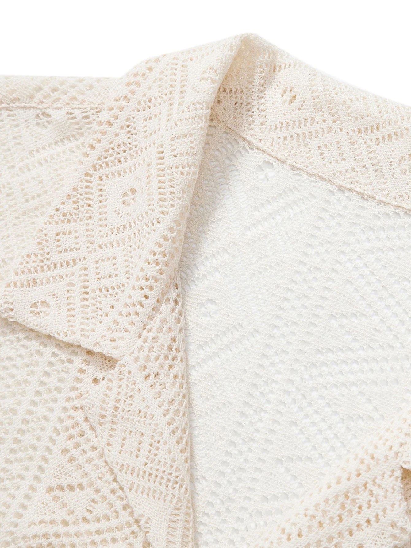 Short Sleeve Textured Polo Set