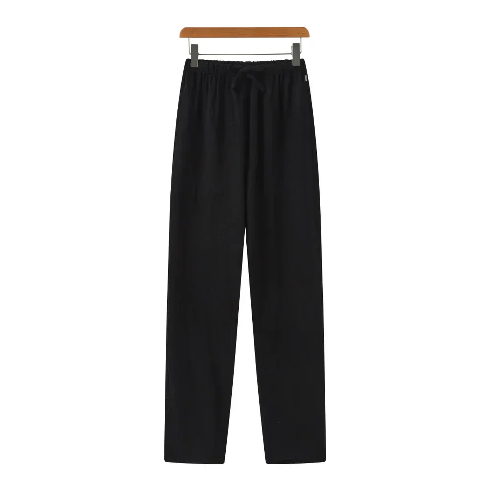 Slim Fit Linen Trousers