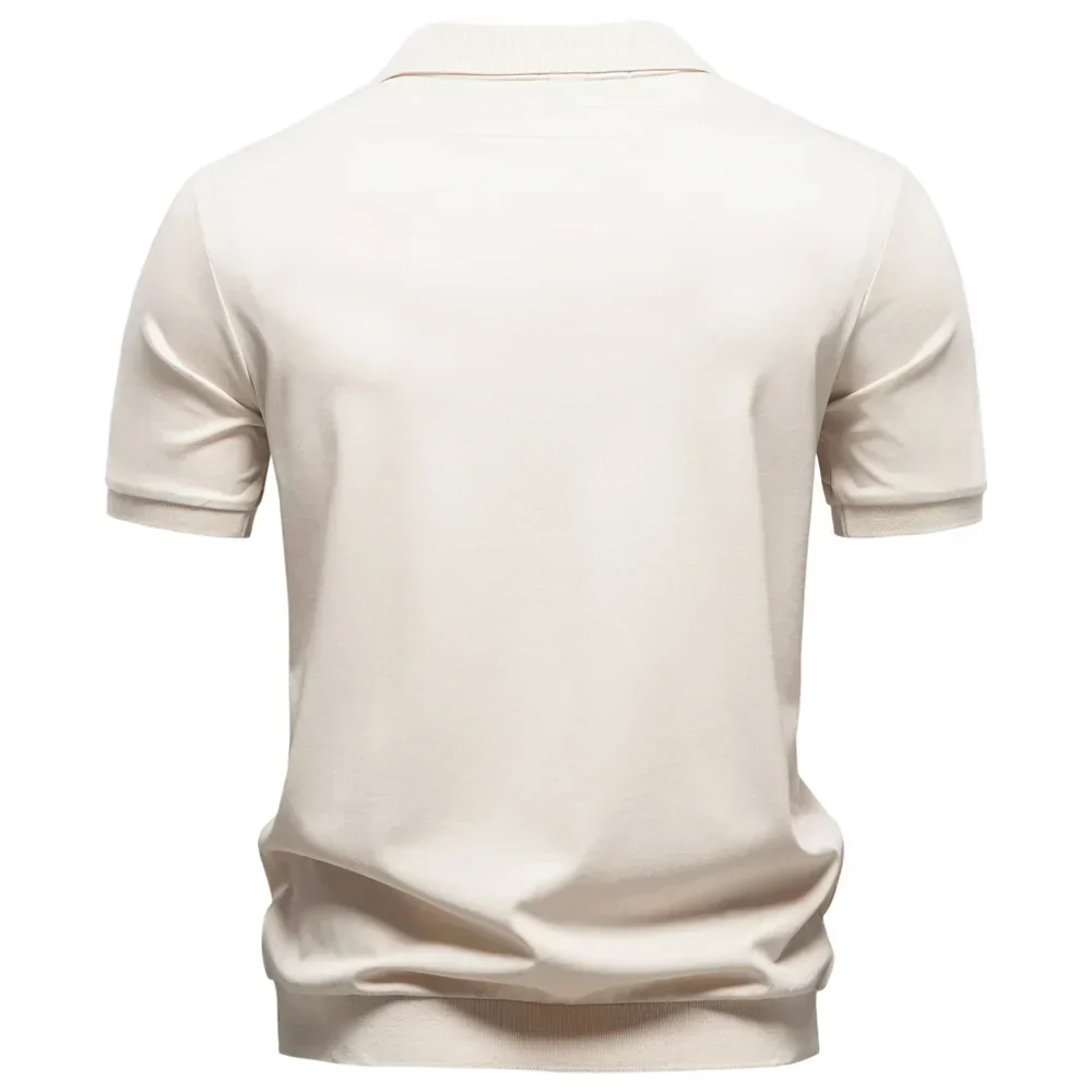 Breathable V-Neck Polo