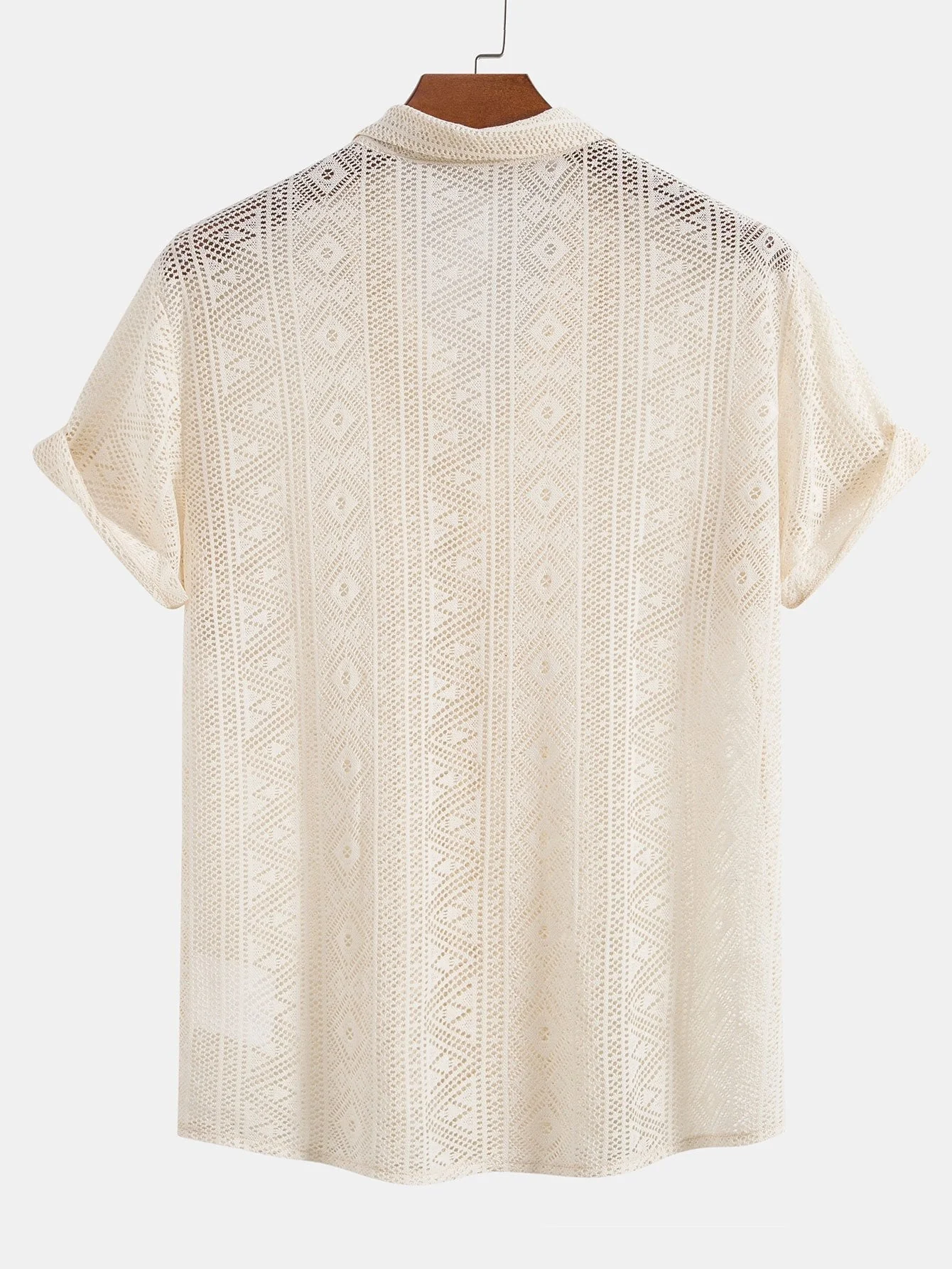 Short Sleeve Textured Polo Set