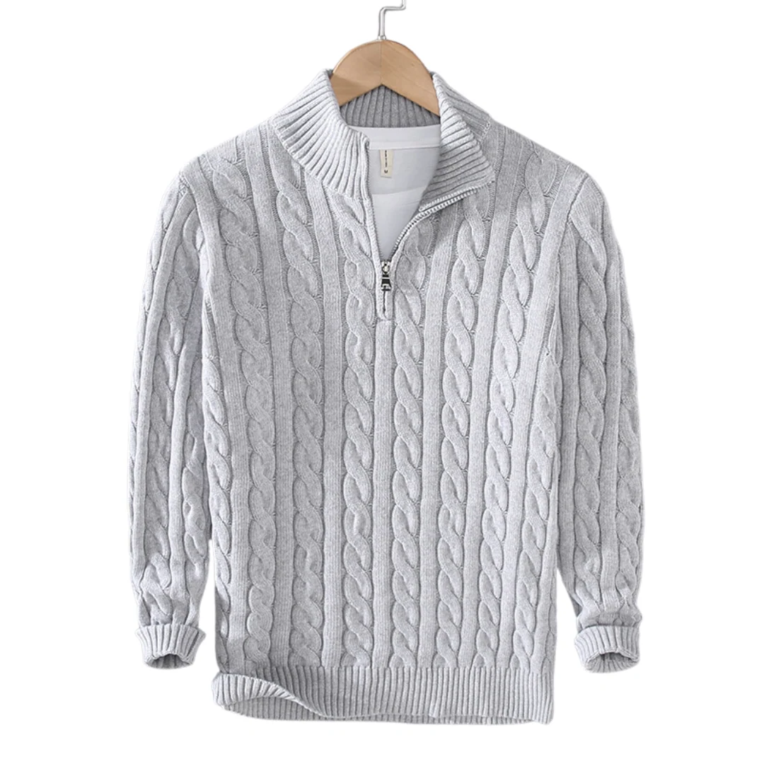Half Zip Knit Pullover