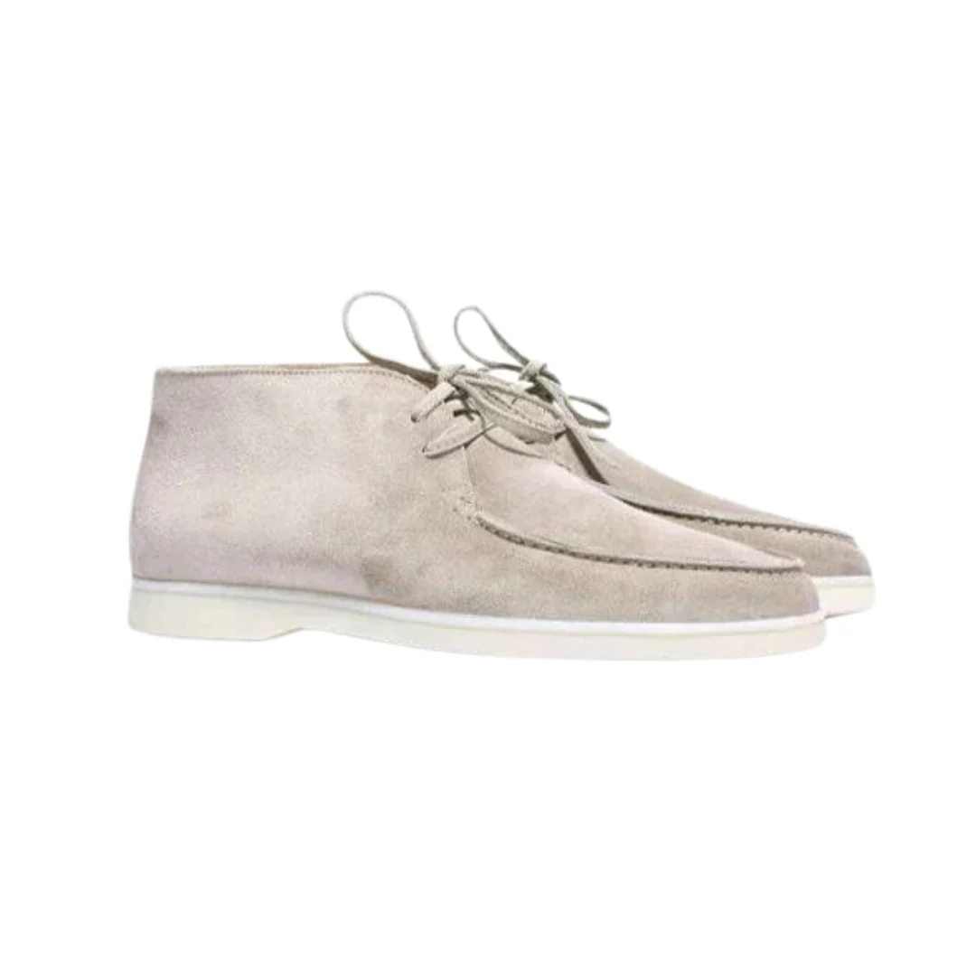 Lace-Up Suede Shoes