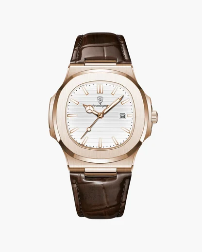 Chronograph Leather Watch