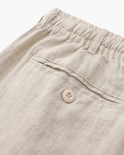 Linen Drawstring Shorts