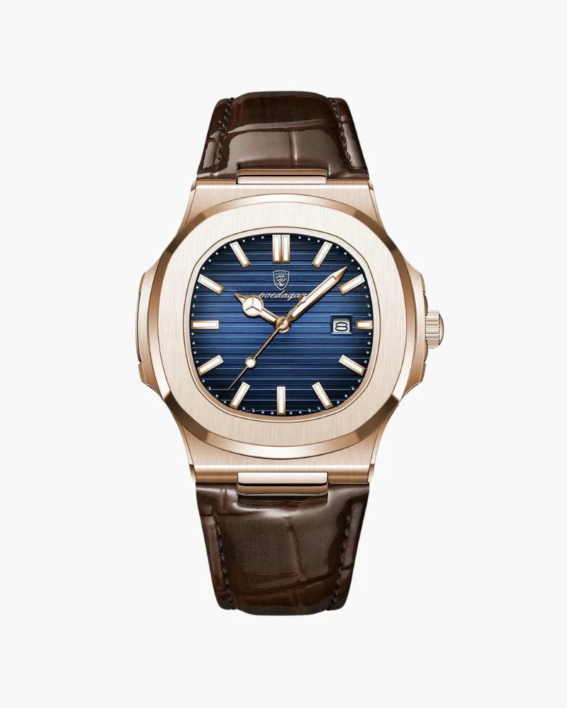 Chronograph Leather Watch