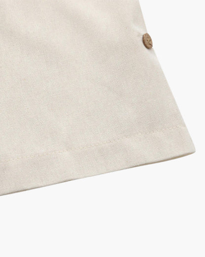 Oversized Linen Polo