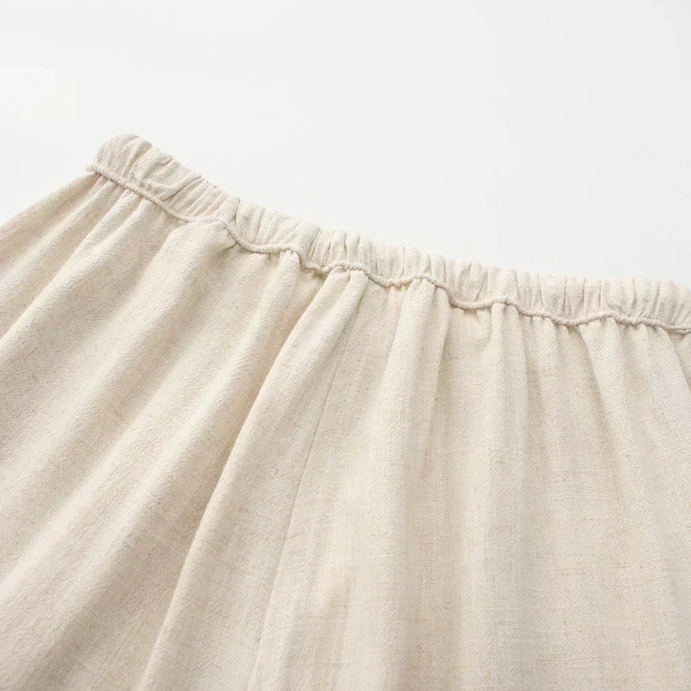 Slim Fit Linen Trousers
