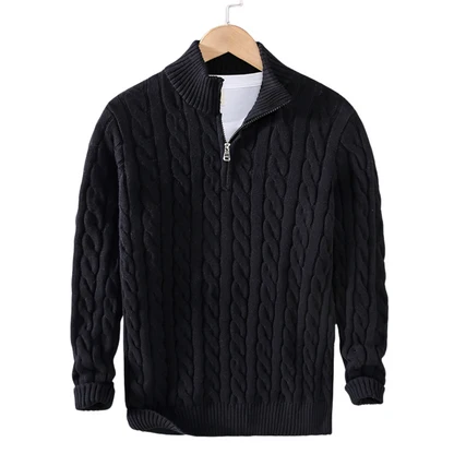 Half Zip Knit Pullover