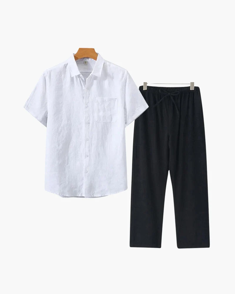 Linen Shirt and Trouser Set