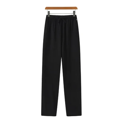 Slim Fit Linen Trousers