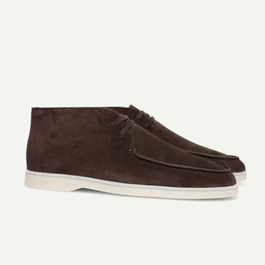 Lace-Up Suede Shoes