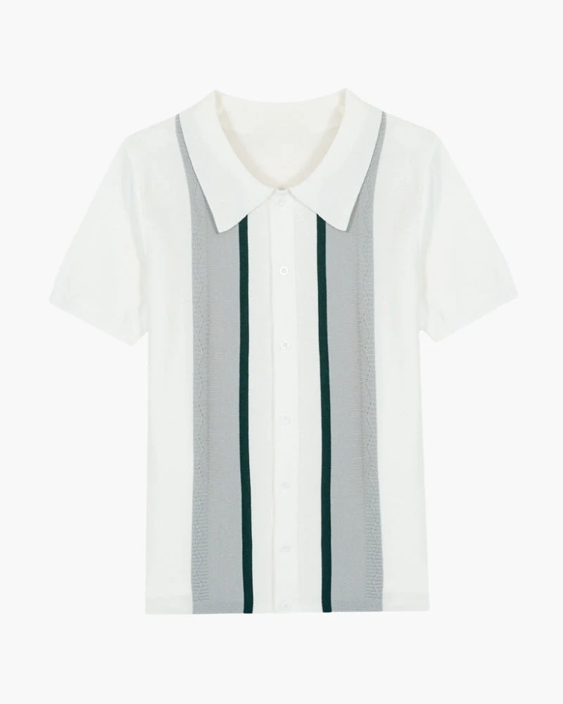 Two Button Knit Polo