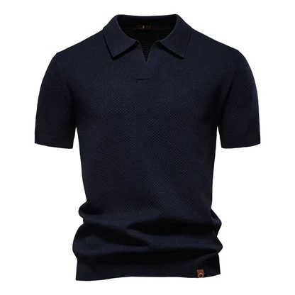 Jacquard Knit Polo