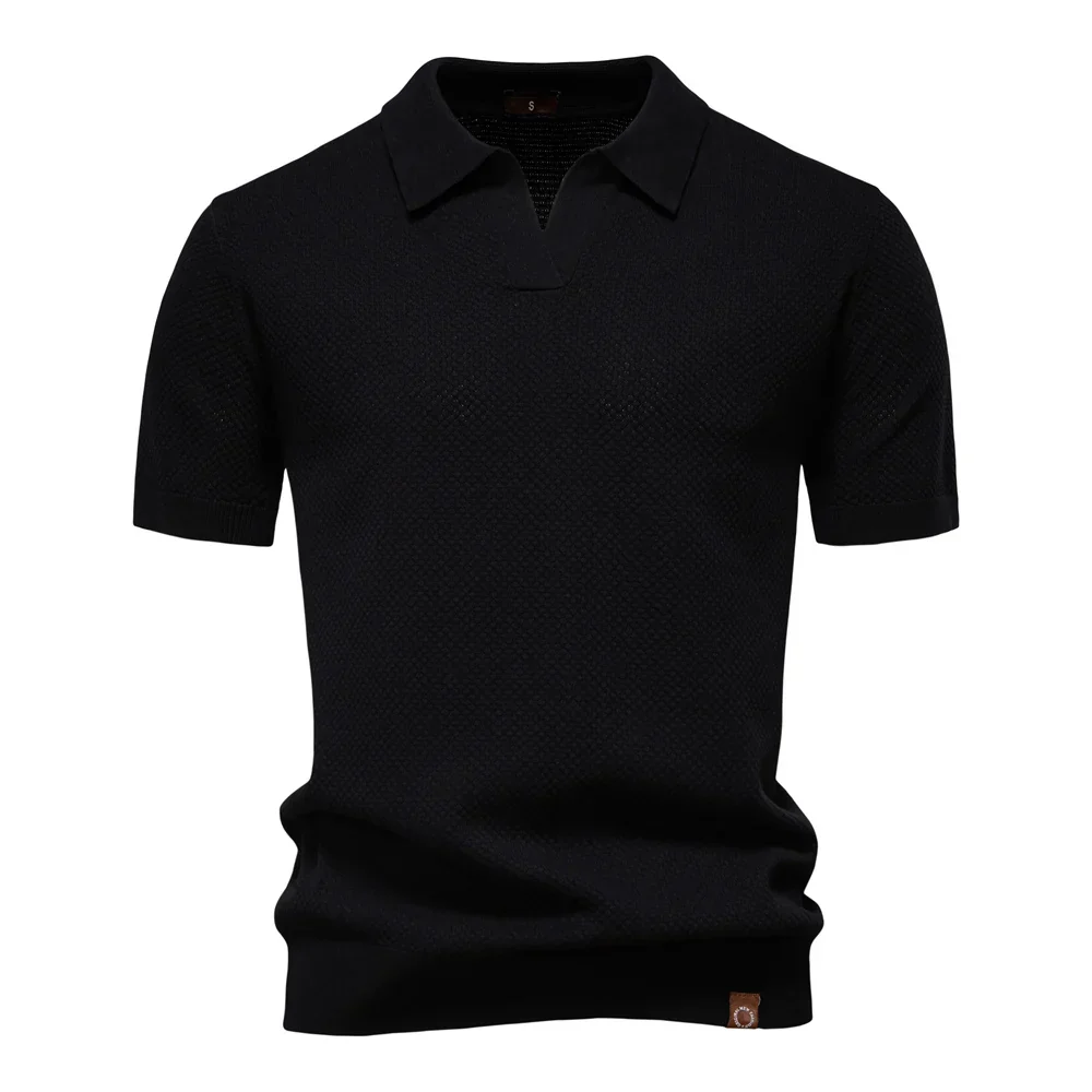 Jacquard Knit Polo