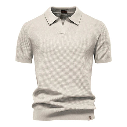 Jacquard Knit Polo