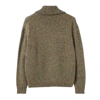 Zip Up Wool Blend Bomber